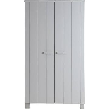 Armoire Dennis pin gris béton