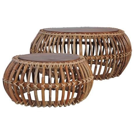 VidaXL tavolino Rattan  