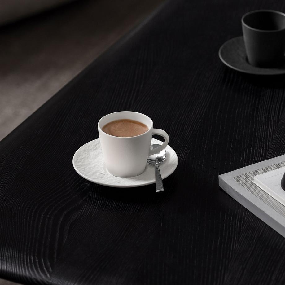 Villeroy&Boch Sous-tasse à expresso 6 pièces Manufacture Rock blanc  