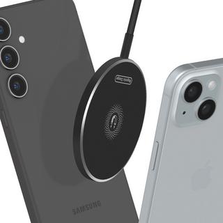 Avizar  Caricabatterie wireless Qi 15W XO nero 