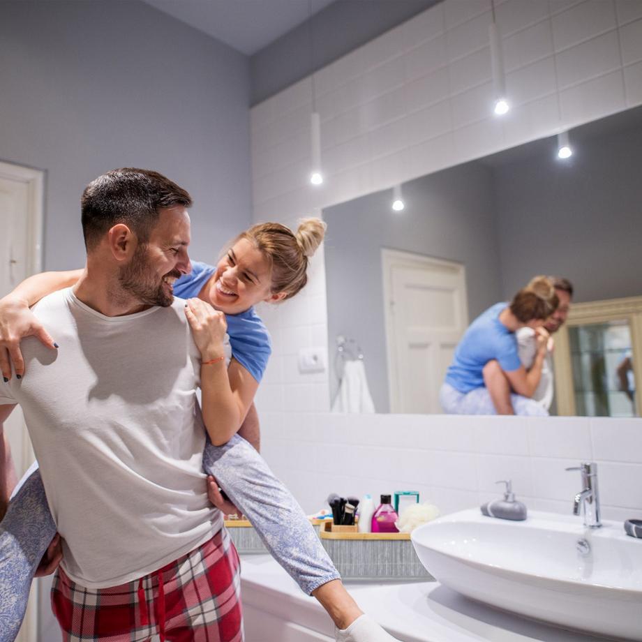 Northio Lot de 3 paniers de rangement en bambou  