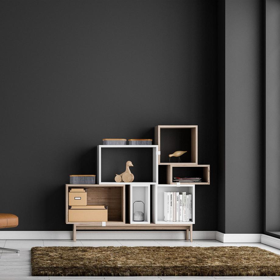 Northio Lot de 3 paniers de rangement en bambou  