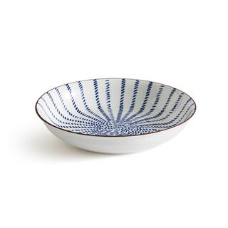 La Redoute Intérieurs 4er-Set tiefe Teller Bowlia mit Strahlendekor  