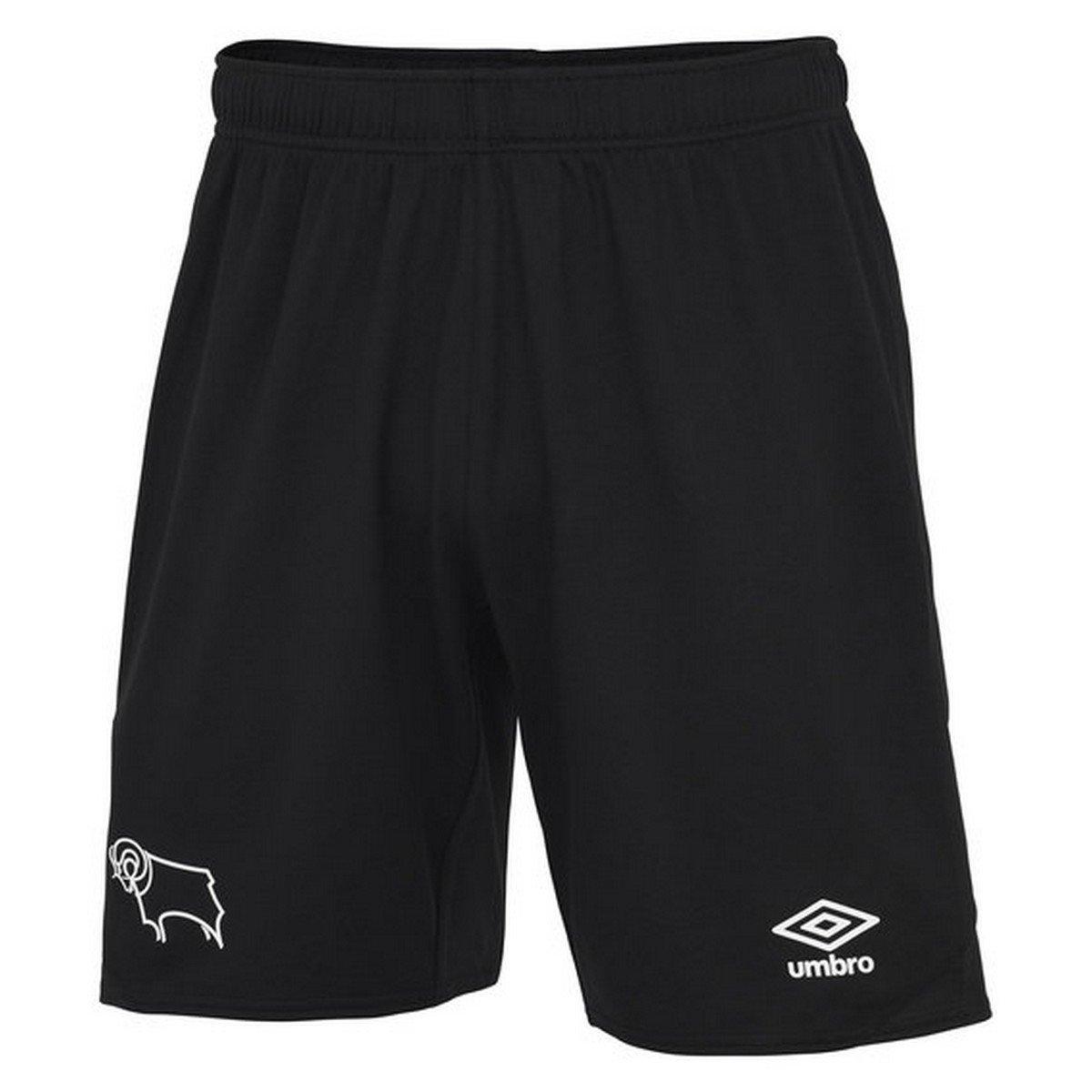 Image of Derby County Fc 2223 Shorts Zu Hause Jungen Schwarz 128