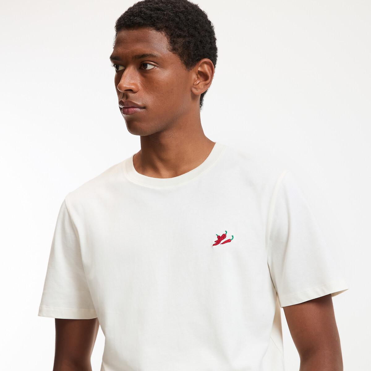 La Redoute Collections Rundhals Kurzarm T-Shirt  