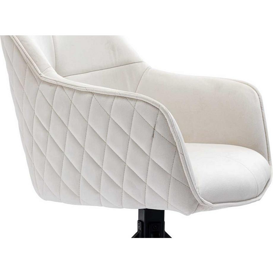 mutoni Sedia da pranzo con braccioli Zubstix beige  