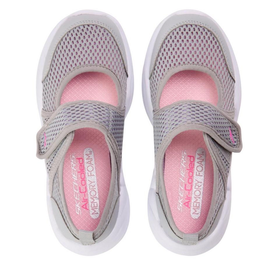 SKECHERS Sandales Sport en Maille avec Fermeture Velcro  