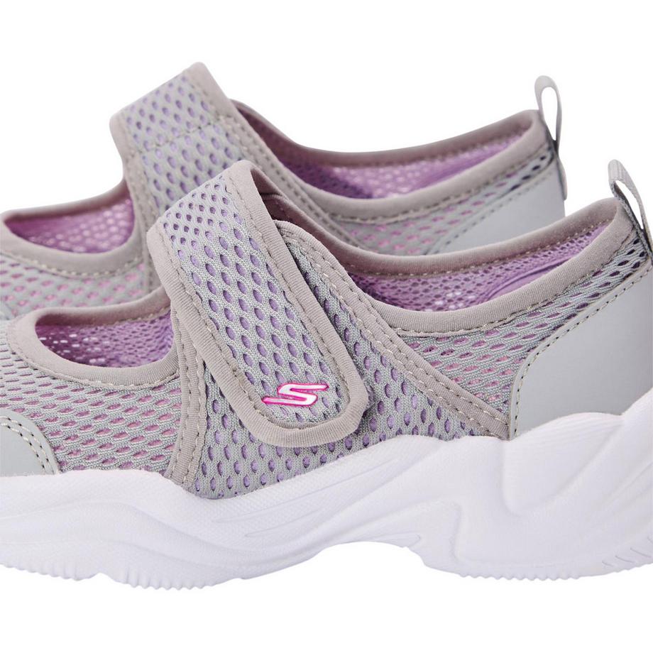 SKECHERS Sandales Sport en Maille avec Fermeture Velcro  