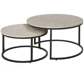 HOMCOM Ensemble de table basse  