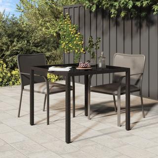 VidaXL Table de jardin rotin synthétique  