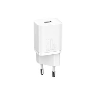 Baseus  TZCCSUP-B02 chargeur d'appareils mobiles Universel Blanc Secteur Charge rapide Intérieure 