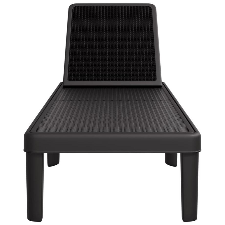 VidaXL Chaise longue polypropylène  