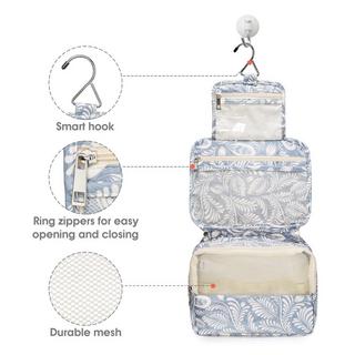 Only-bags.store Kulturtasche zum Aufhängen Grosse Waschtasche mit Haken  