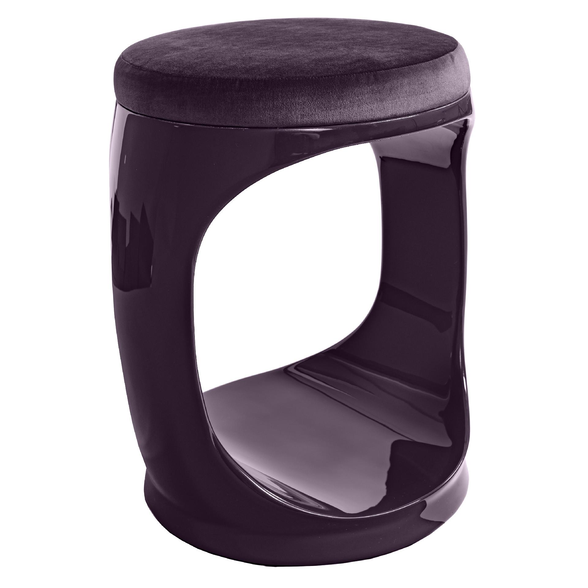 Softicated Tabouret, Signet Ring, Aubergine  