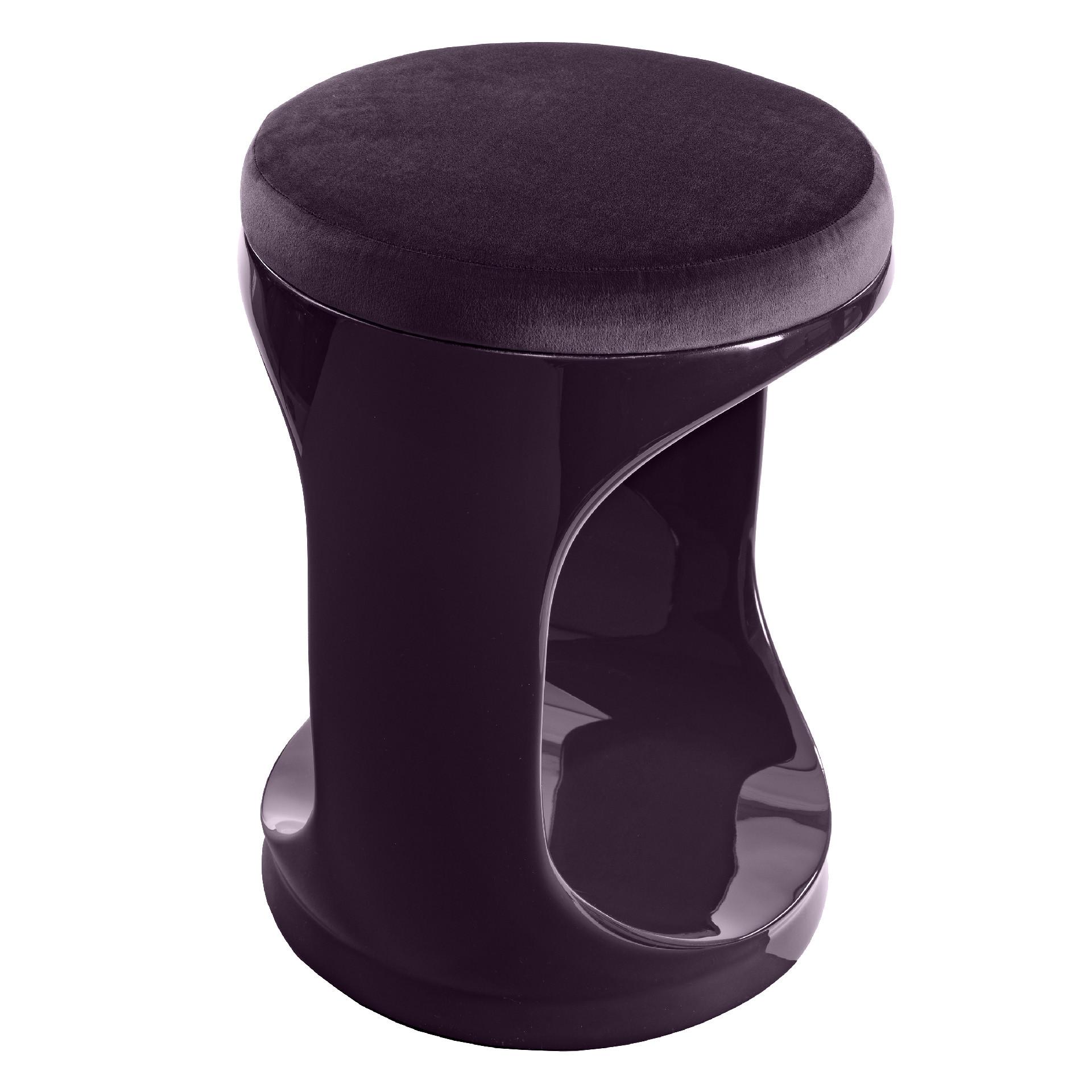 Softicated Tabouret, Signet Ring, Aubergine  