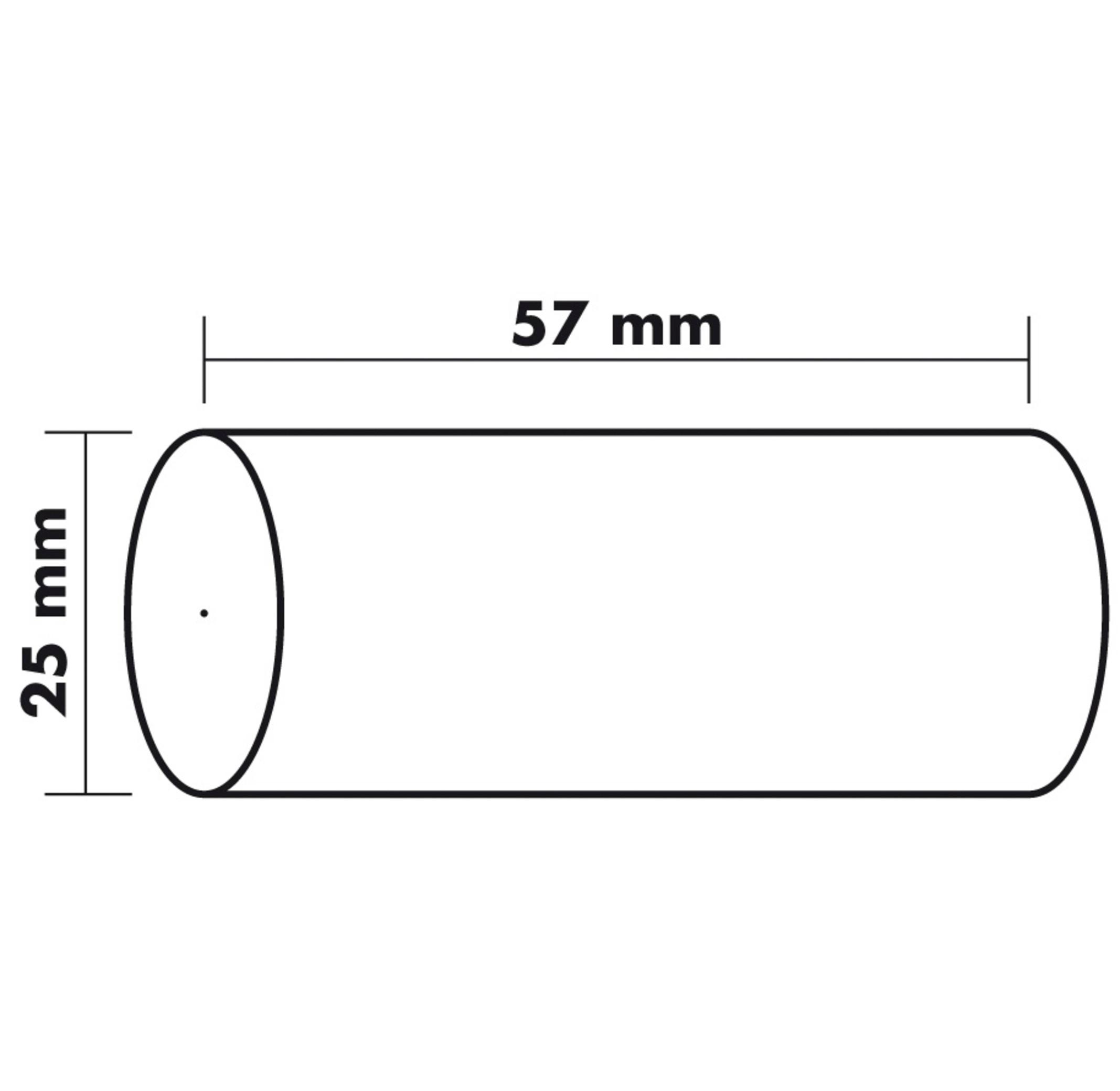 Exacompta Rotoli carta senza anima per calcolatrice 57x25 mm - 1 copia offset extra- 60gr - x 30  