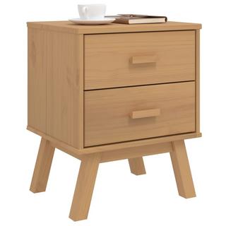 VidaXL Table de chevet bois de pin  