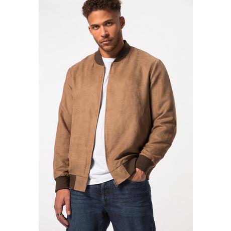 Sthuge  Blouson en velours avec col esprit teddy américain, jusqu'au 8 XL 