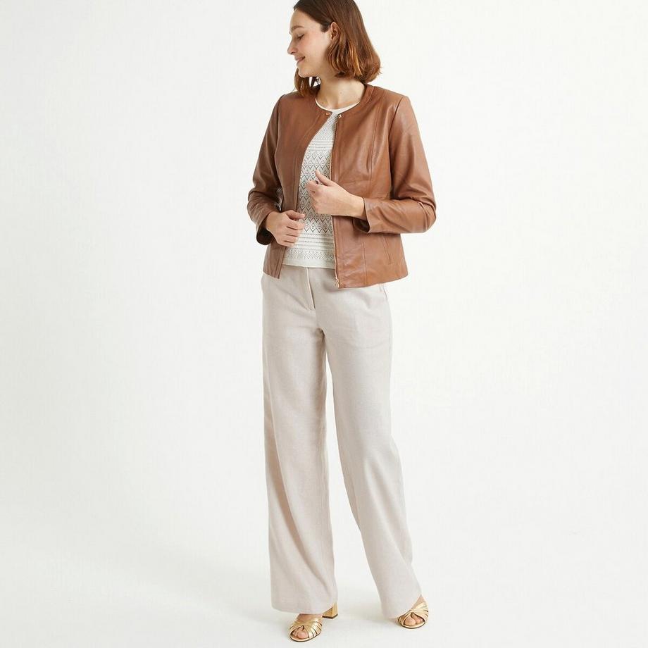 La Redoute Collections Blouson corto in pelle di pecora  