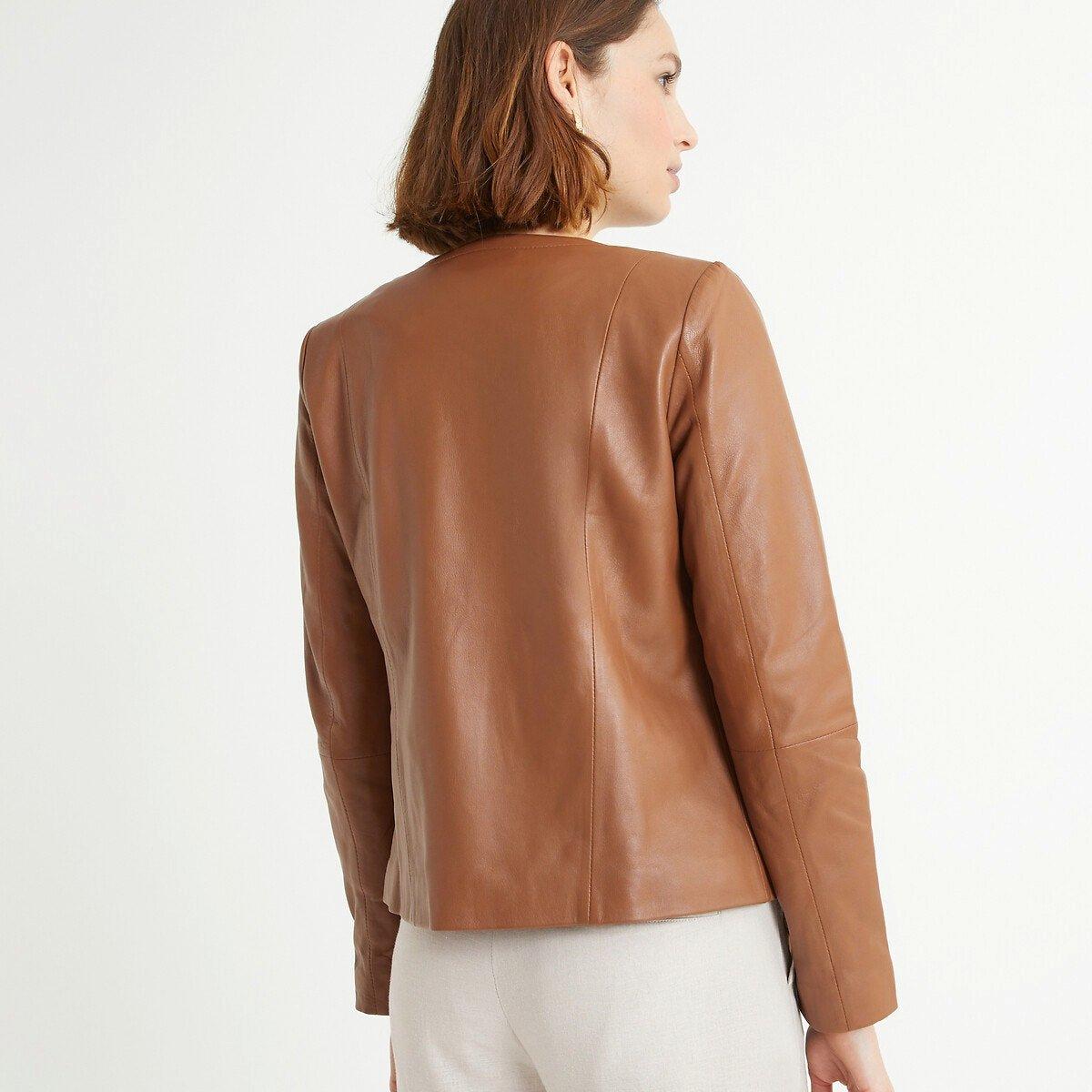 La Redoute Collections Kurzer Blouson aus Schafsleder  