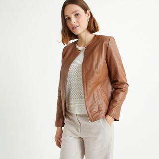 La Redoute Collections Kurzer Blouson aus Schafsleder  