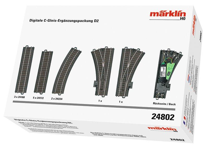 Image of Märklin 24802 maßstabsgetreue modell ersatzteil & zubehör Track Schwarz