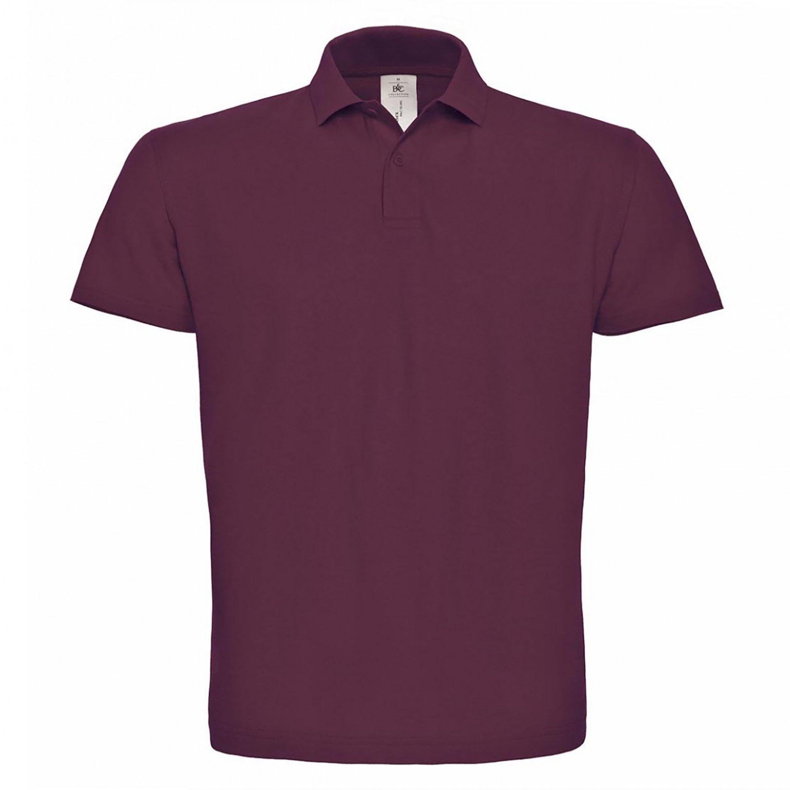 Image of B&c Id.001 Poloshirt, Kurzarm Herren Lila S