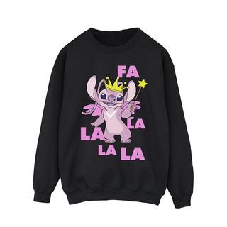 Disney  Angel Fa La La Sweatshirt 