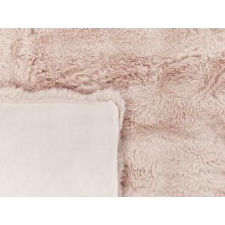 Beliani Salka Coperta Morbida Classica in Pelliccia Sintetica  