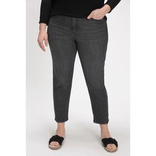 Ulla Popken  Mom jeans con taglio a cinque tasche e cintura comfort 