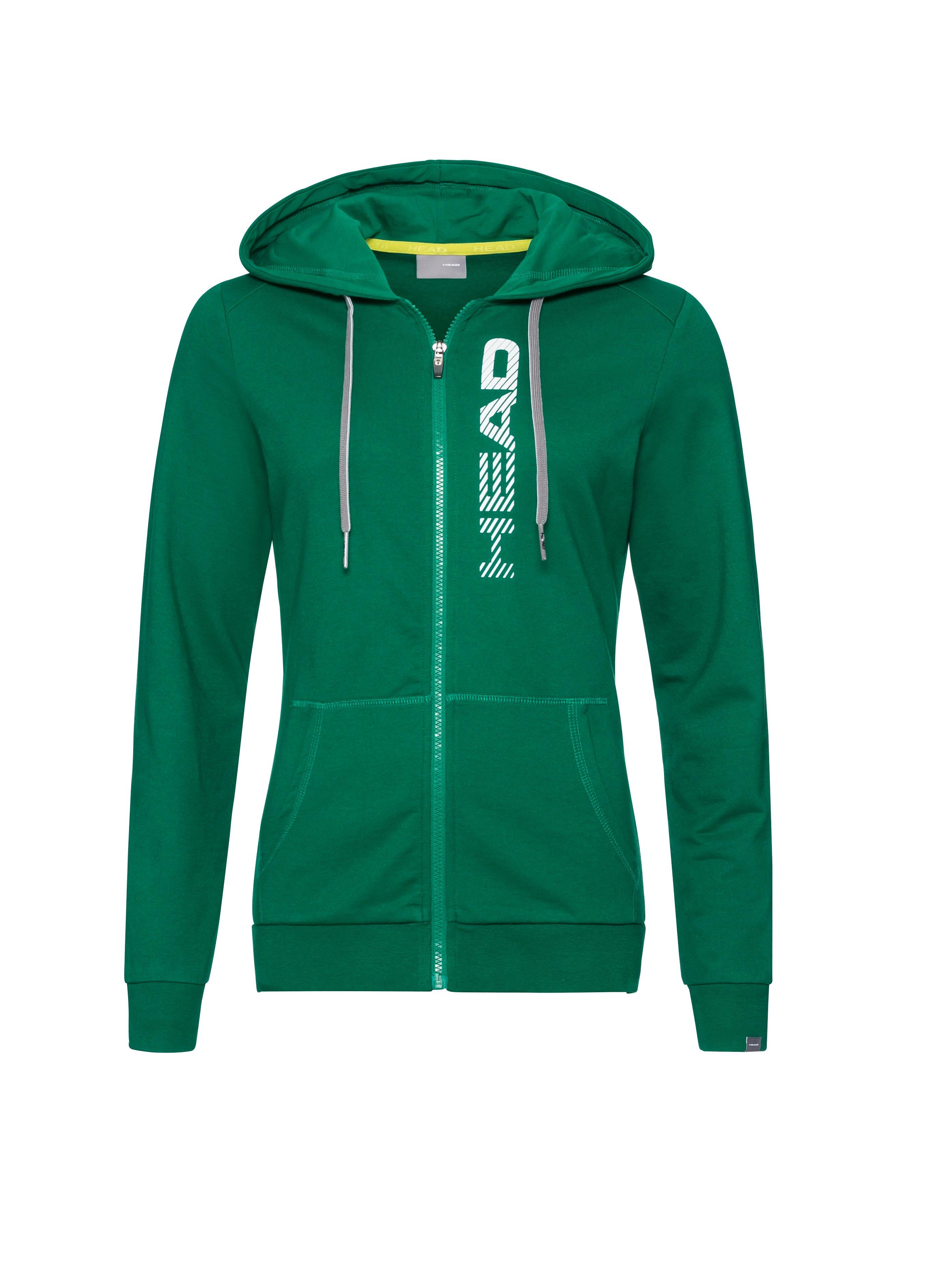 Image of Club Greta Hoodie Fz W/weiss Unisex Grün M