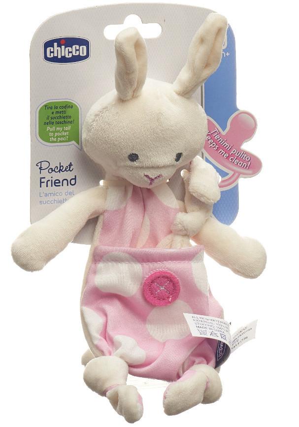 Chicco  Chicco Schnullerhalter POCKET FRIENDS Girl (1 Stk) 