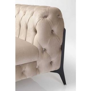 KARE Design Fauteuil Bellissima Velvet beige  