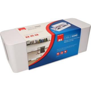 Max Hauri  Kabelbox (400 x 138 x 155 mm, Weiss) 