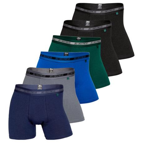 JBS Bamboo Long Short Pant 6er Pack  