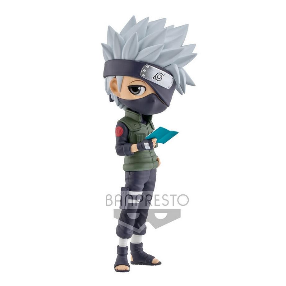 Banpresto  Naruto Shippuden Hatake Kakashi ver. A Q posket Figur 15cm 