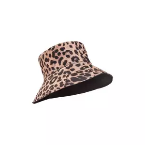 Bucket-Hut zum Wenden mit Leopardenprint