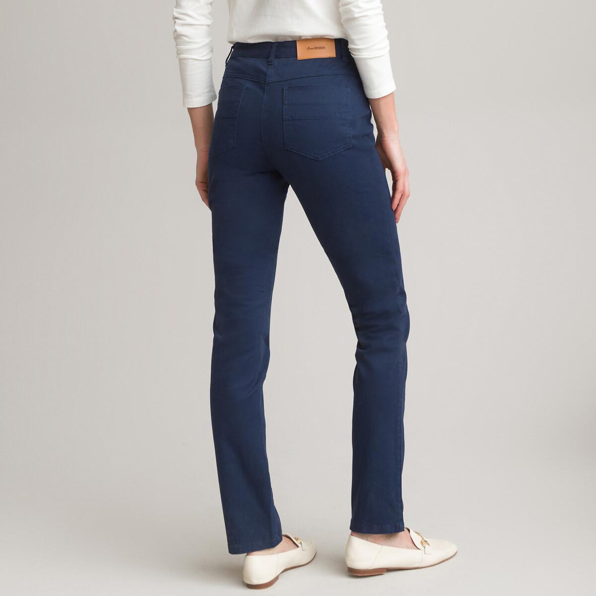 La Redoute Collections  Gerade Five-Pocket-Hose aus Baumwoll-Stretch 