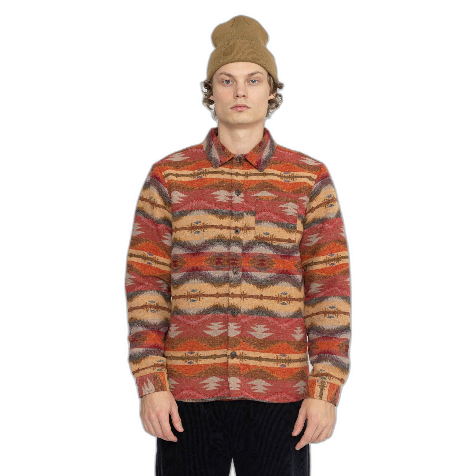 Revolution Gemustertes Langarmhemd  