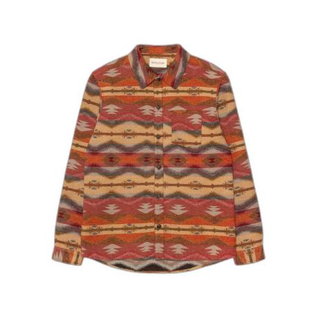 Revolution Gemustertes Langarmhemd  