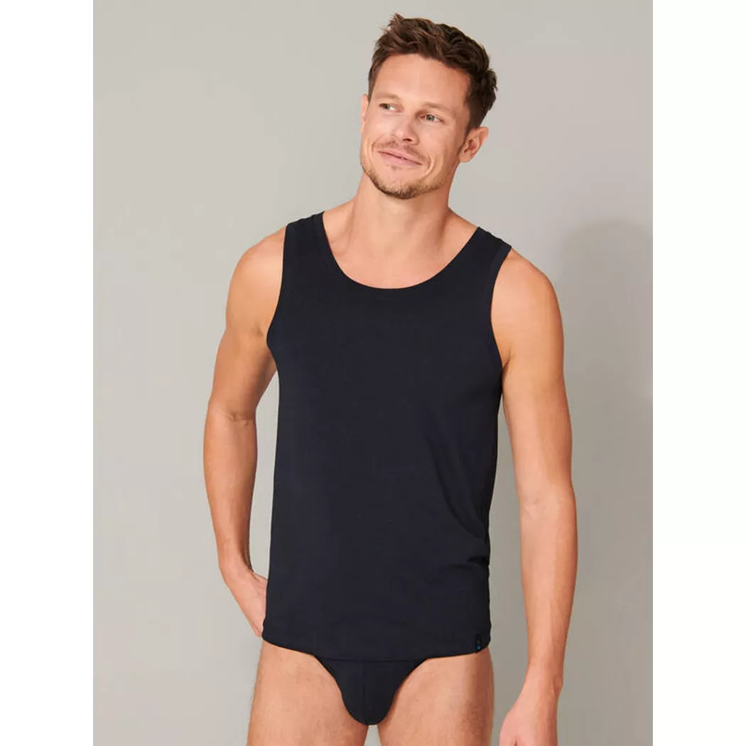 SCHIESSER Shirt LONG LIFE SOFT blauschwarz dunkelblau | S