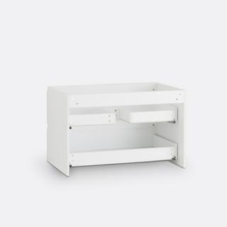 SO'HOME Meuble sous vasque suspendu + miroir L80 cm  