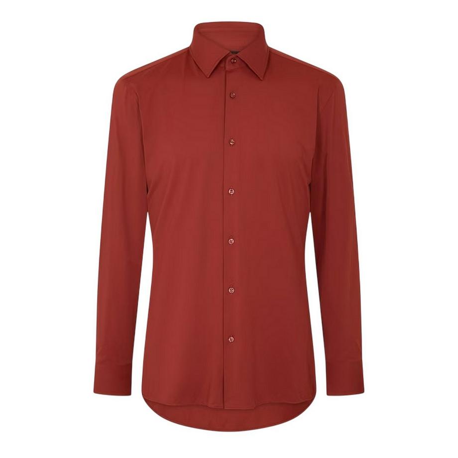Phank Camicia Oxford Collare Kent Manica Lunga