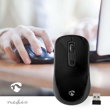 Mouse | Wireless | 800 / 1200 / 1600 dpi | DPI regolabile | Numero di pulsanti: 4 | Per destri e mancini.
