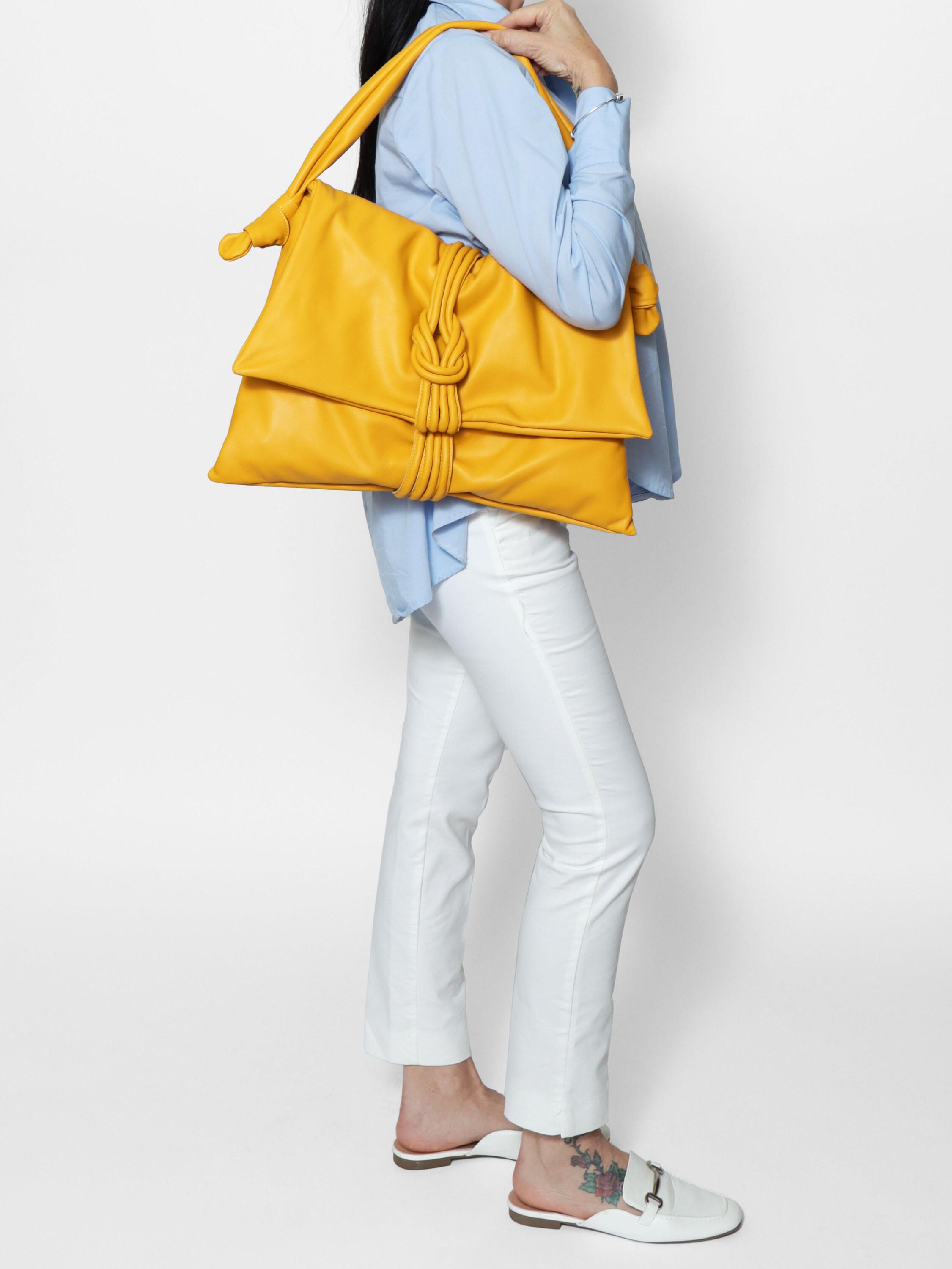 Viola Castellani Schultertasche mit Knotendetail  