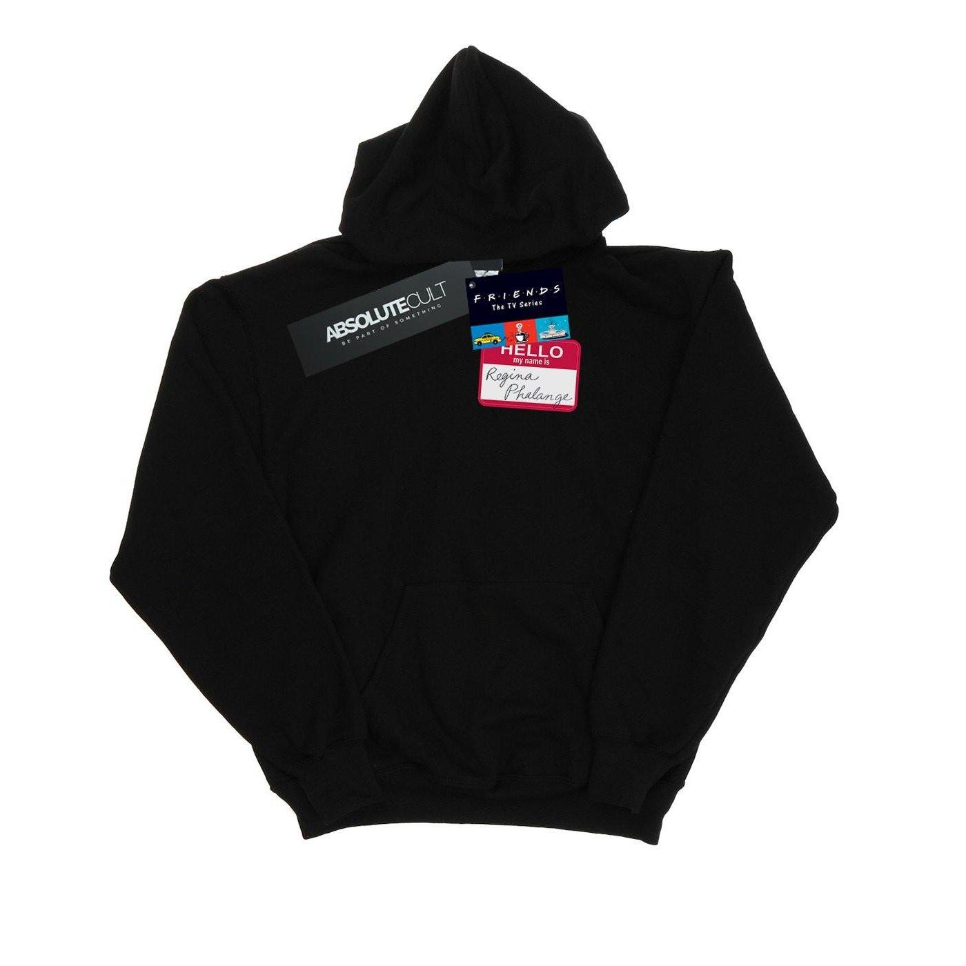 Image of Regina Phalange Name Tag Kapuzenpullover Mädchen Schwarz 140/146