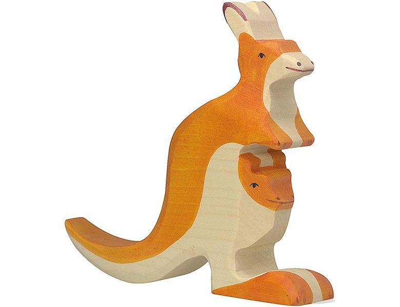 Image of Känguruh mit Jungem