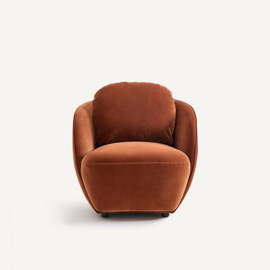 AM.PM Fauteuil boule velours  