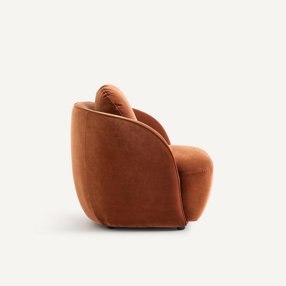 AM.PM Fauteuil boule velours  