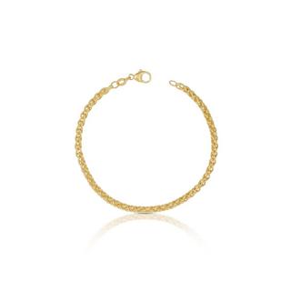 MUAU Schmuck  Bracelet Zopf Gelbgold 750, 19cm, 3.3mm 